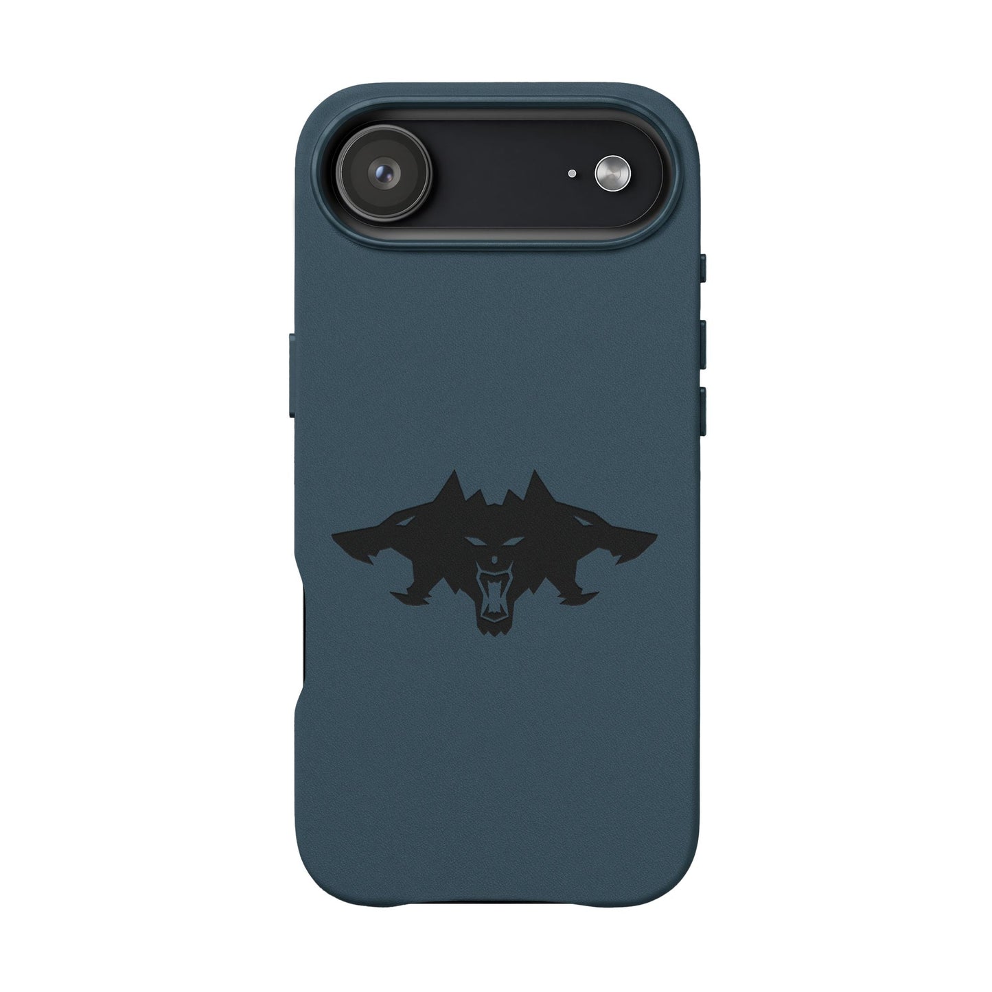 CTTRI09 - Cerberus Engraved PU Leather iPhone Case