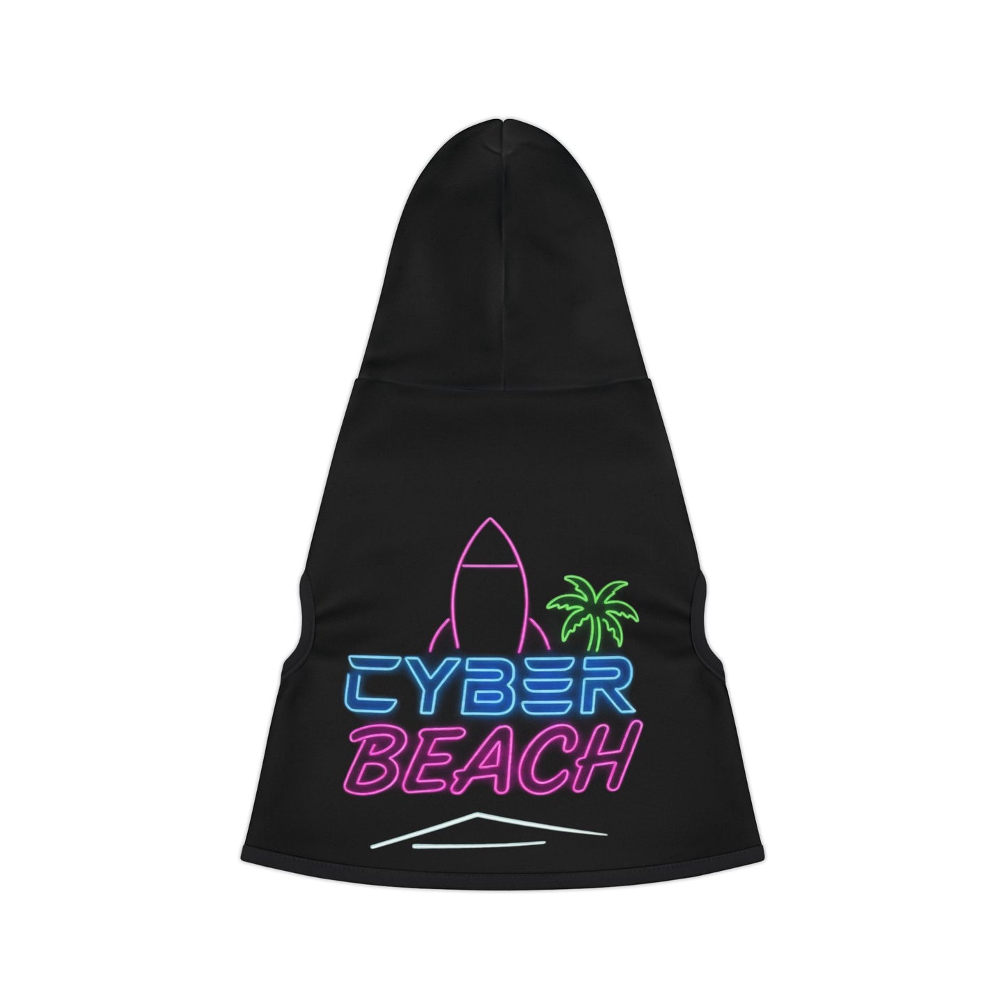 CB04BK - Cyber Beach Pet Hoodie (Black)