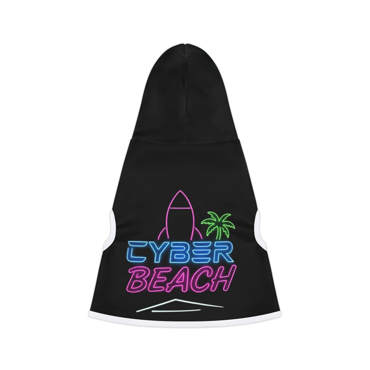 CB04BK - Cyber Beach Pet Hoodie (Black)