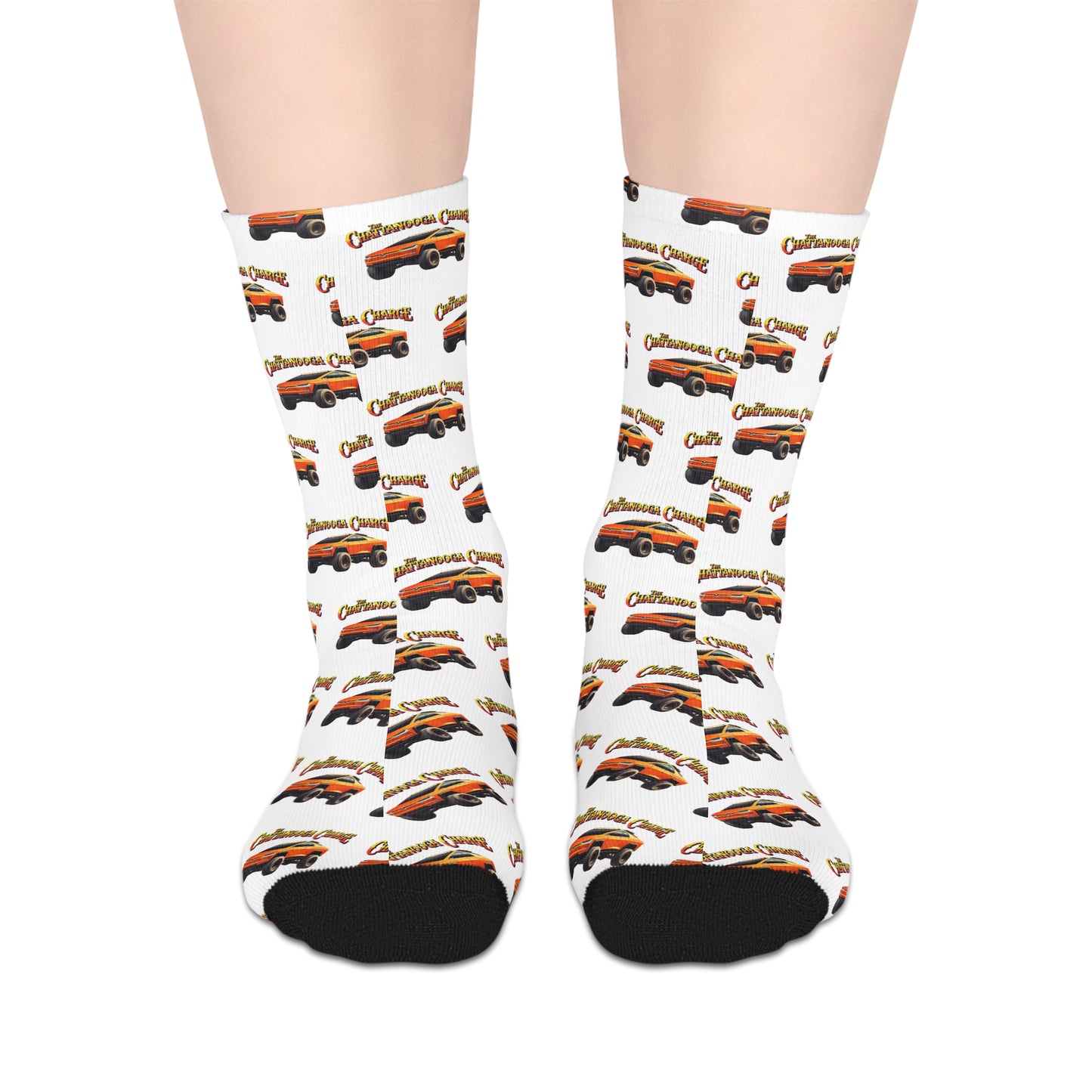 Chattanooga Charge Mid-Length Socks - White