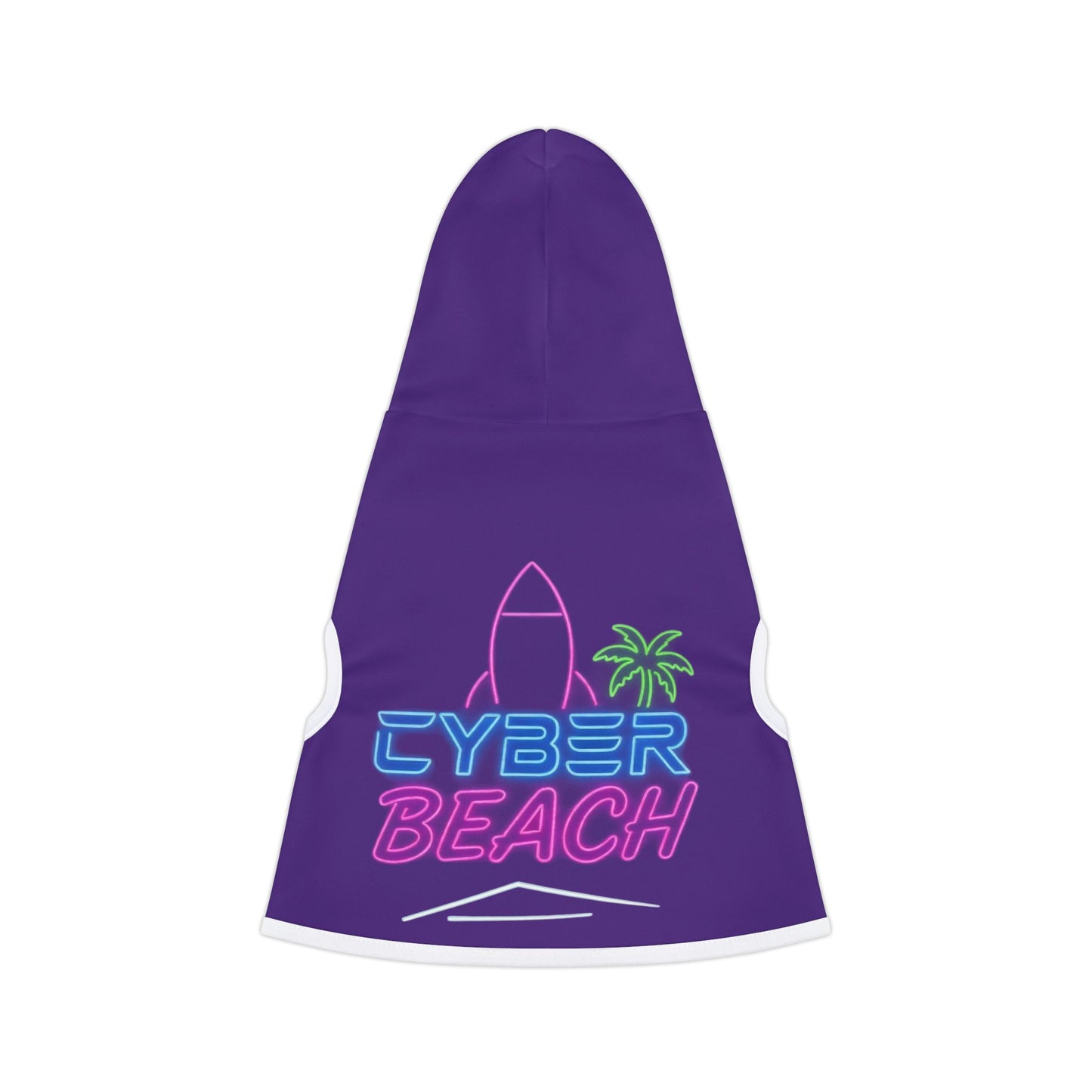 CB04PE - Cyber Beach Pet Hoodie (Purple)