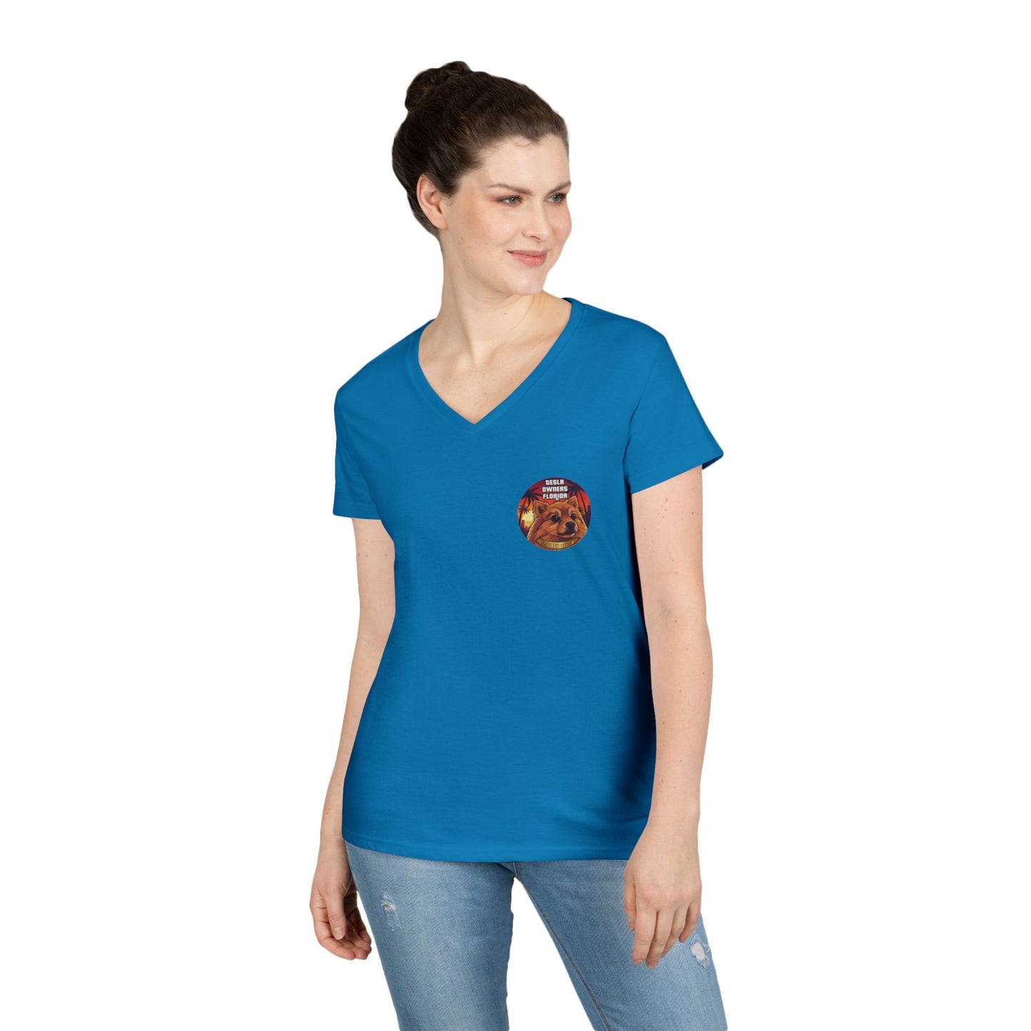 SDB01V2 - Smokeh Bear (Women's V-Neck)