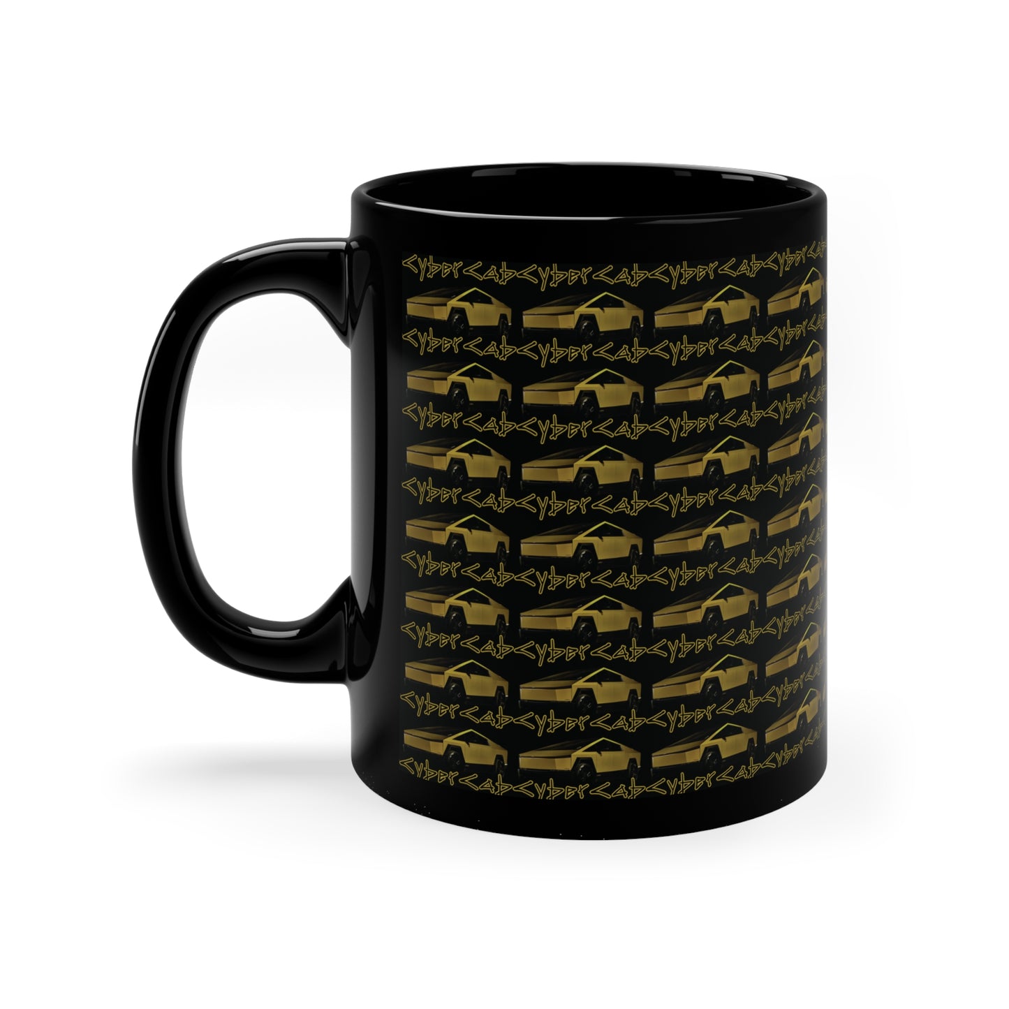 FSDMUG01 — CT CyberCab Pattern Coffee Cup (11oz)