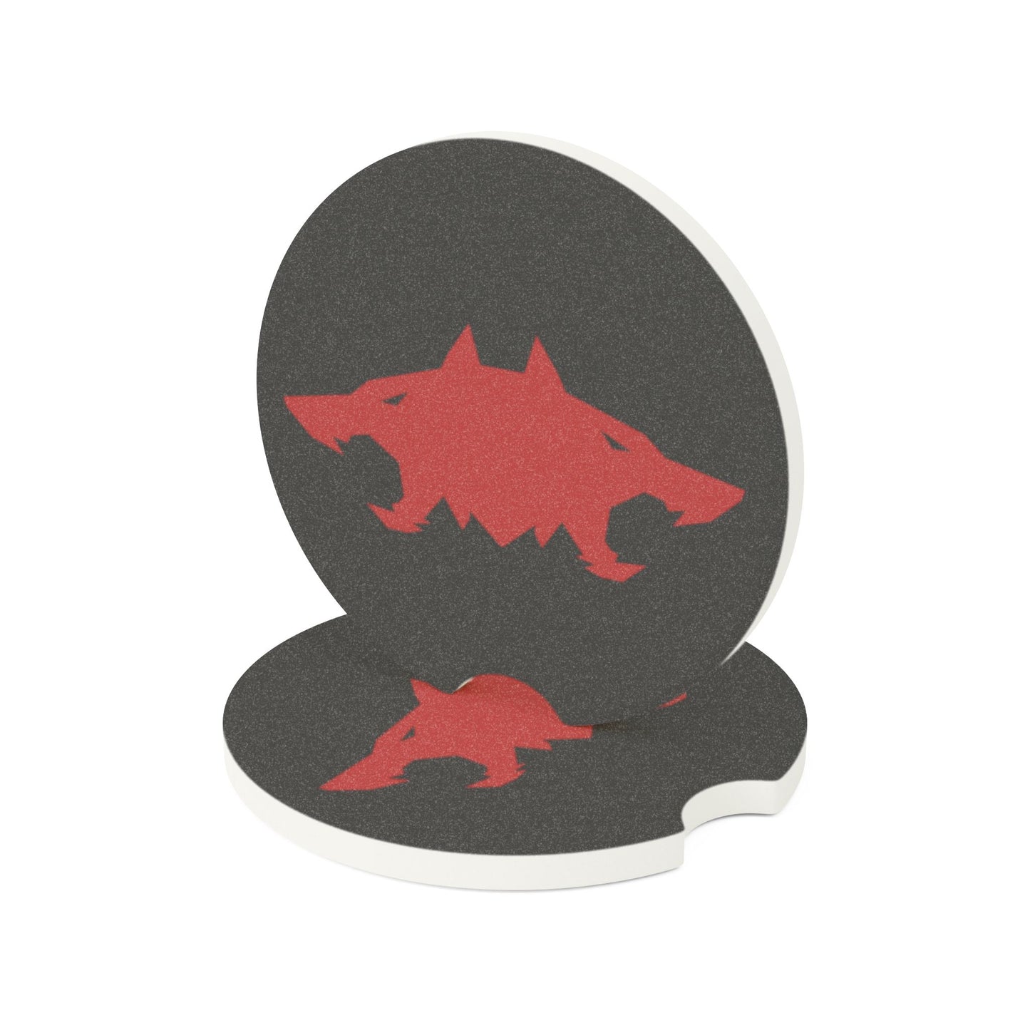 Cybertruck Orthrus Logo Soapstone Cup Coaster