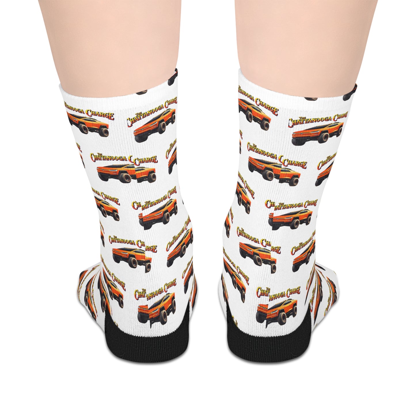 Chattanooga Charge Mid-Length Socks - White