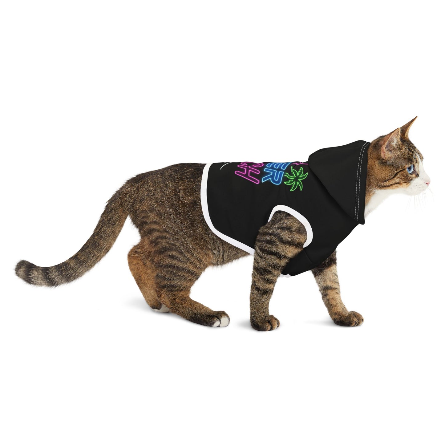 CB04BK - Cyber Beach Pet Hoodie (Black)