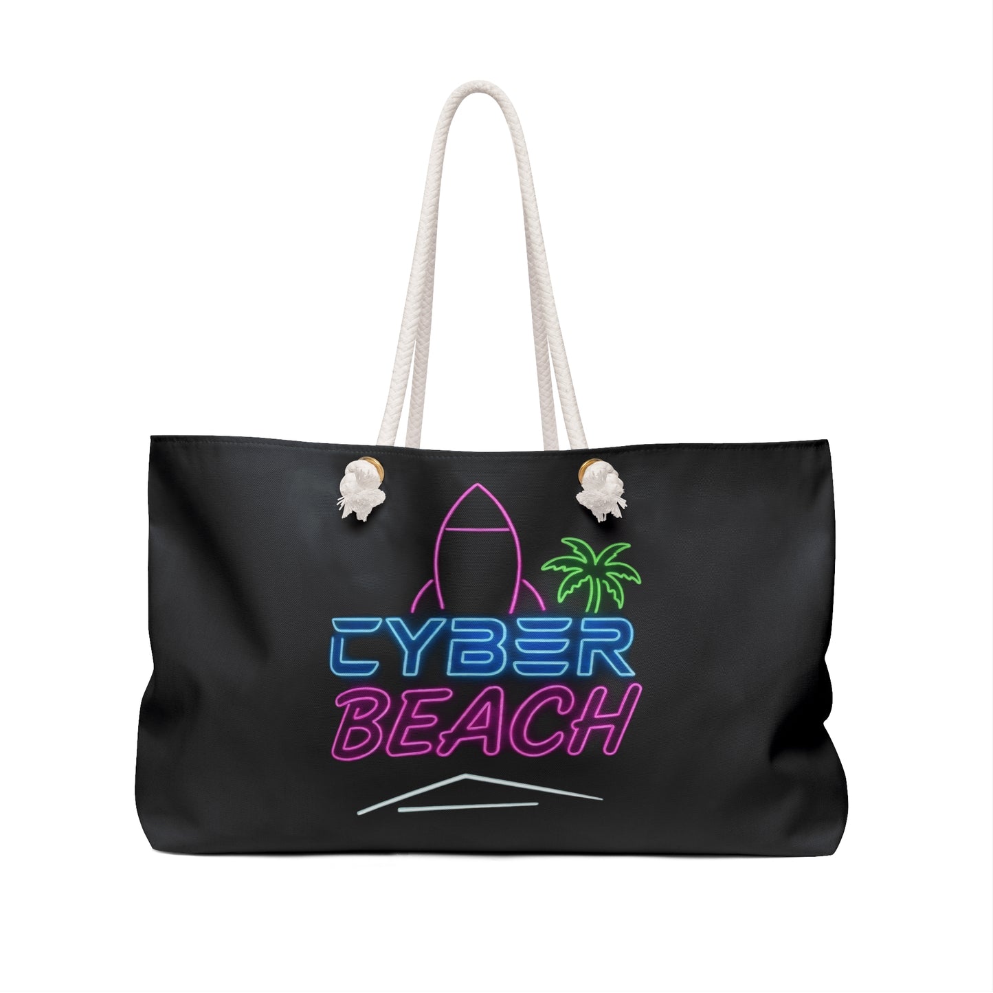 CB03BK - Cyber Beach Weekender Bag (Black)
