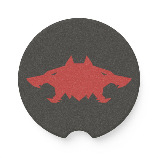 Cybertruck Orthrus Logo Soapstone Cup Coaster