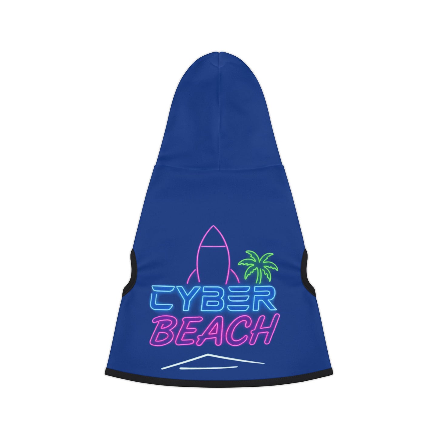 CB04BE - Cyber Beach Pet Hoodie (Blue)