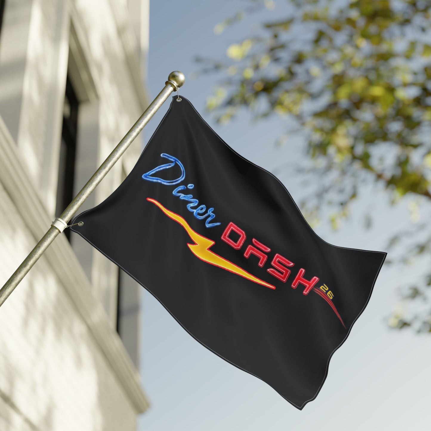 DD2609 - Diner Dash Double-Sided Flag