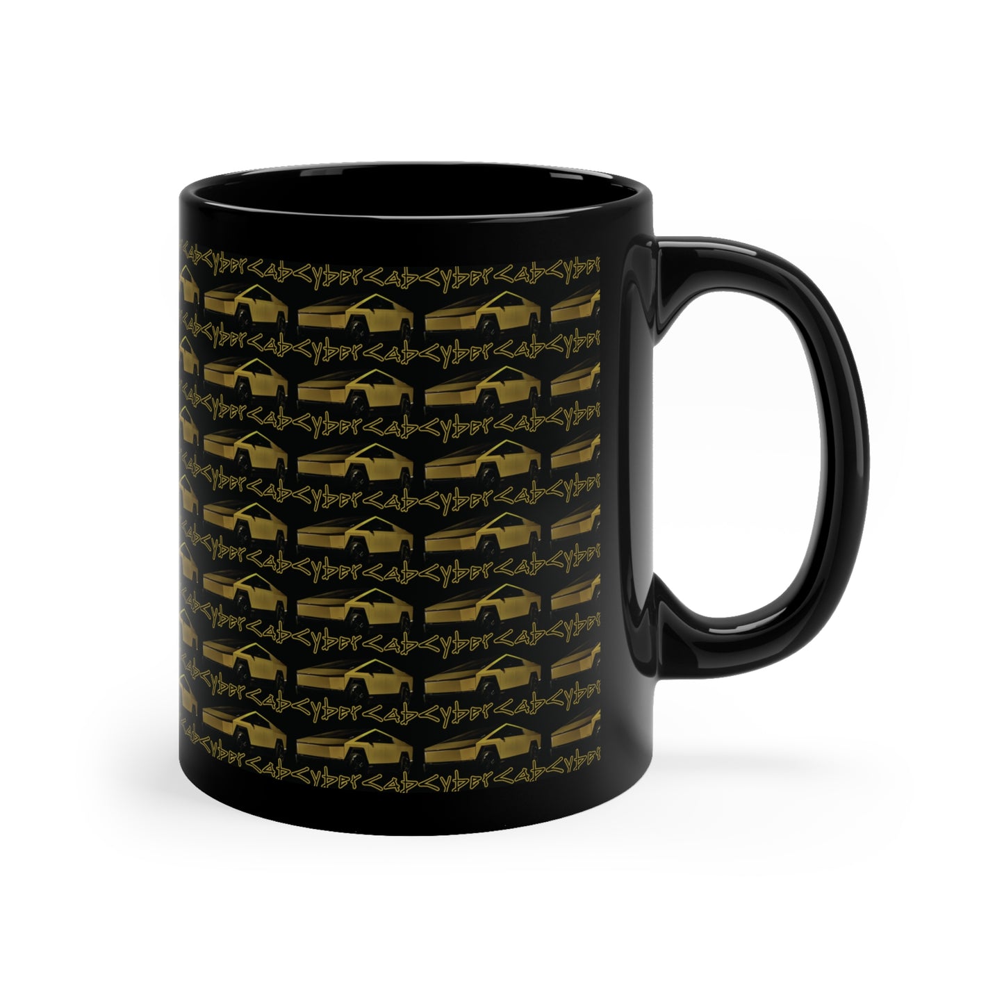 FSDMUG01 — CT CyberCab Pattern Coffee Cup (11oz)