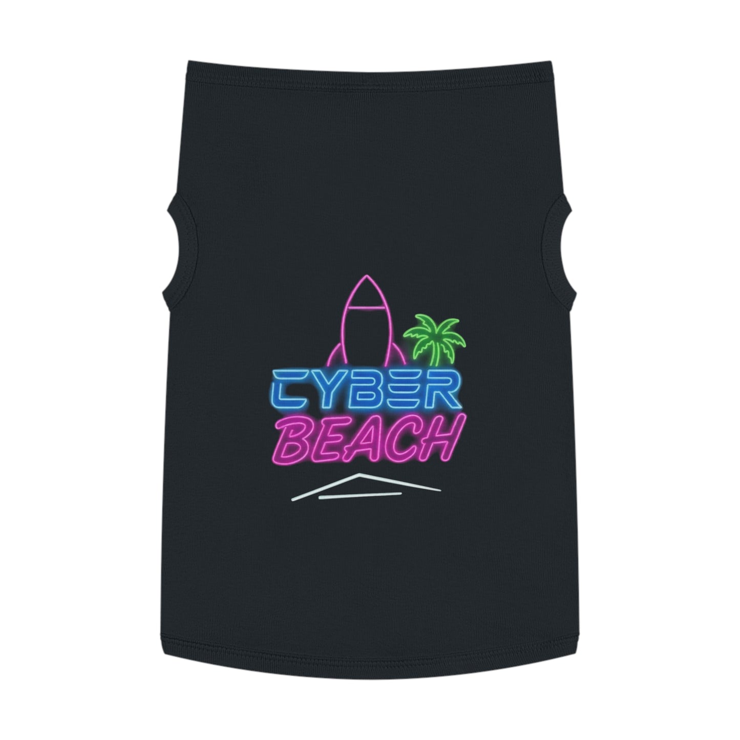 CB05BK - Cyber Beach Pet Tank Top (Black)
