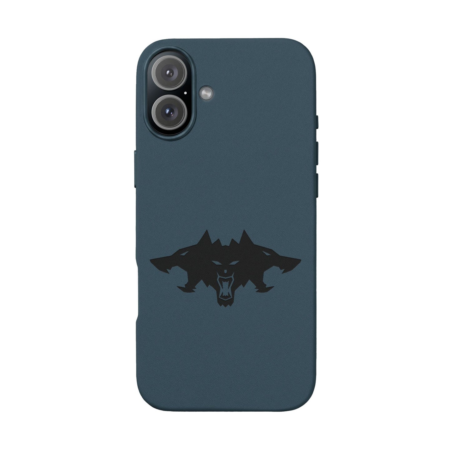 CTTRI09 - Cerberus Engraved PU Leather iPhone Case