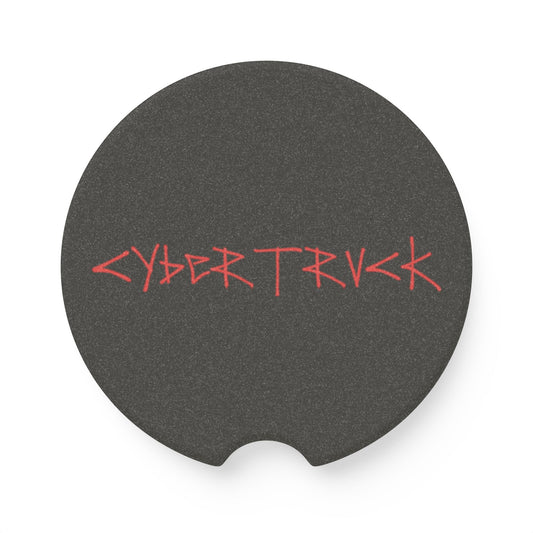 Cybertruck Soapstone Cup Coaster - Red