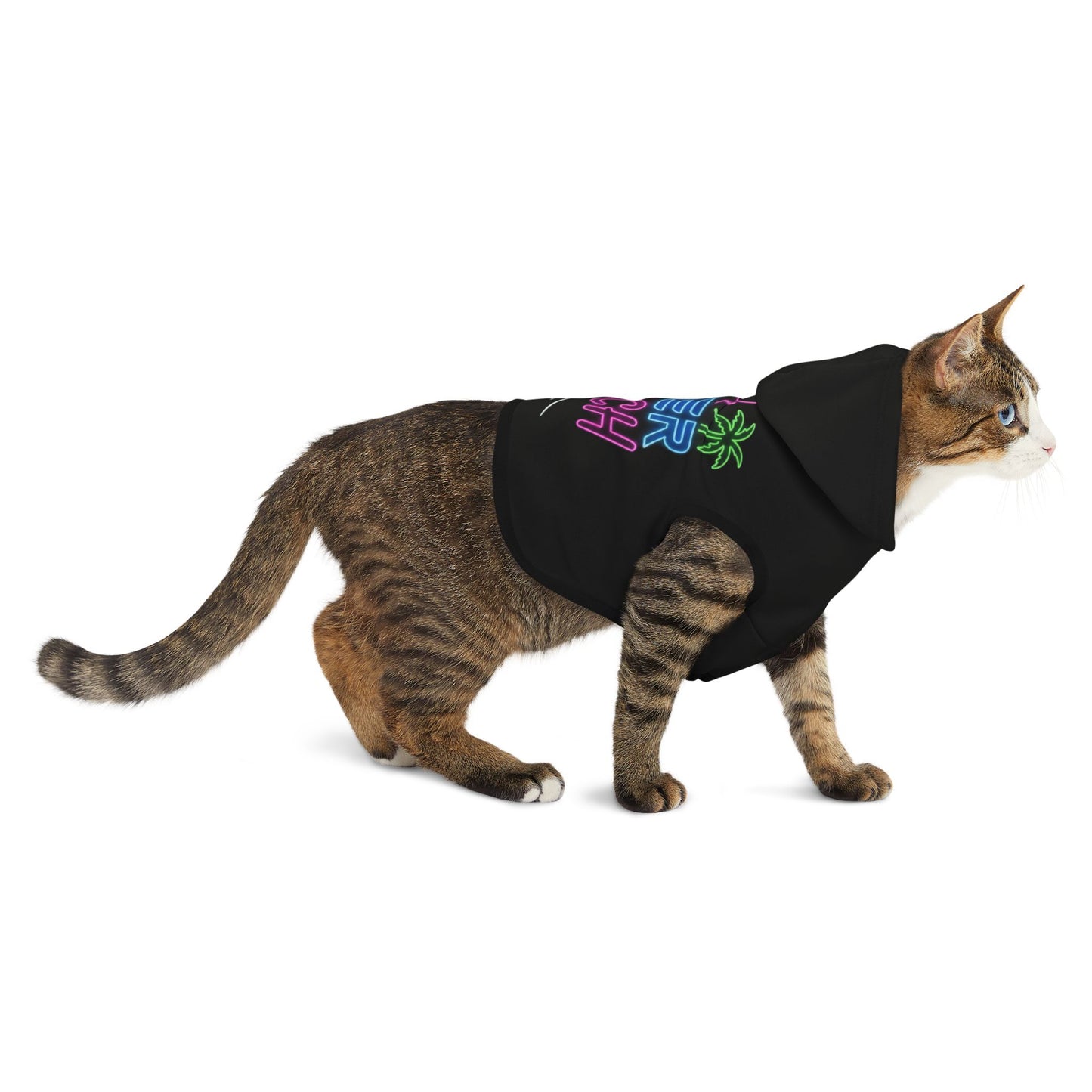CB04BK - Cyber Beach Pet Hoodie (Black)