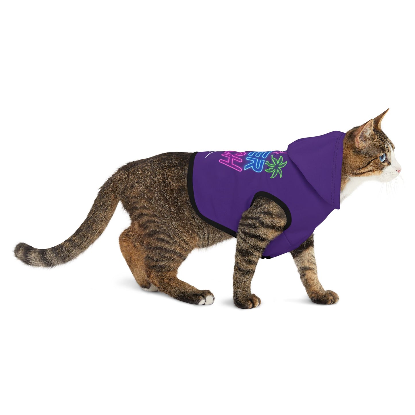 CB04PE - Cyber Beach Pet Hoodie (Purple)