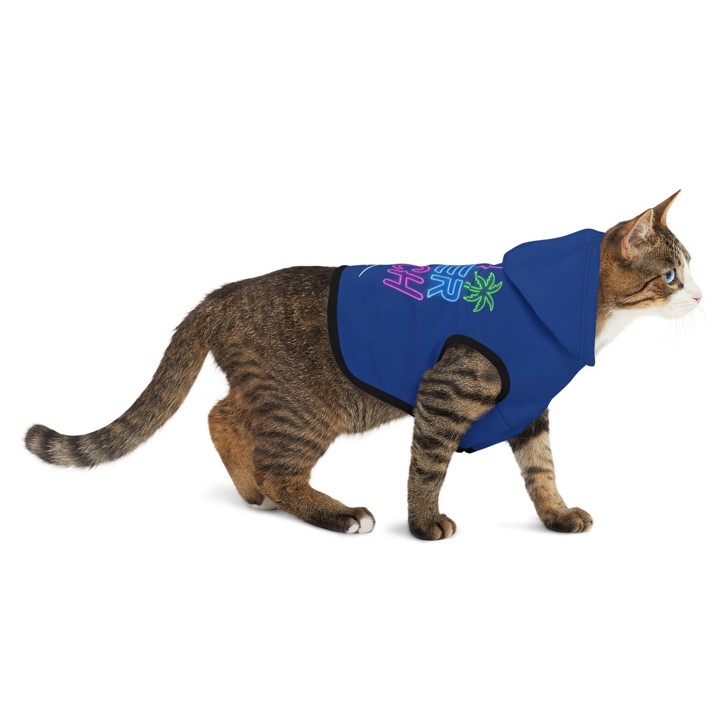CB04BE - Cyber Beach Pet Hoodie (Blue)
