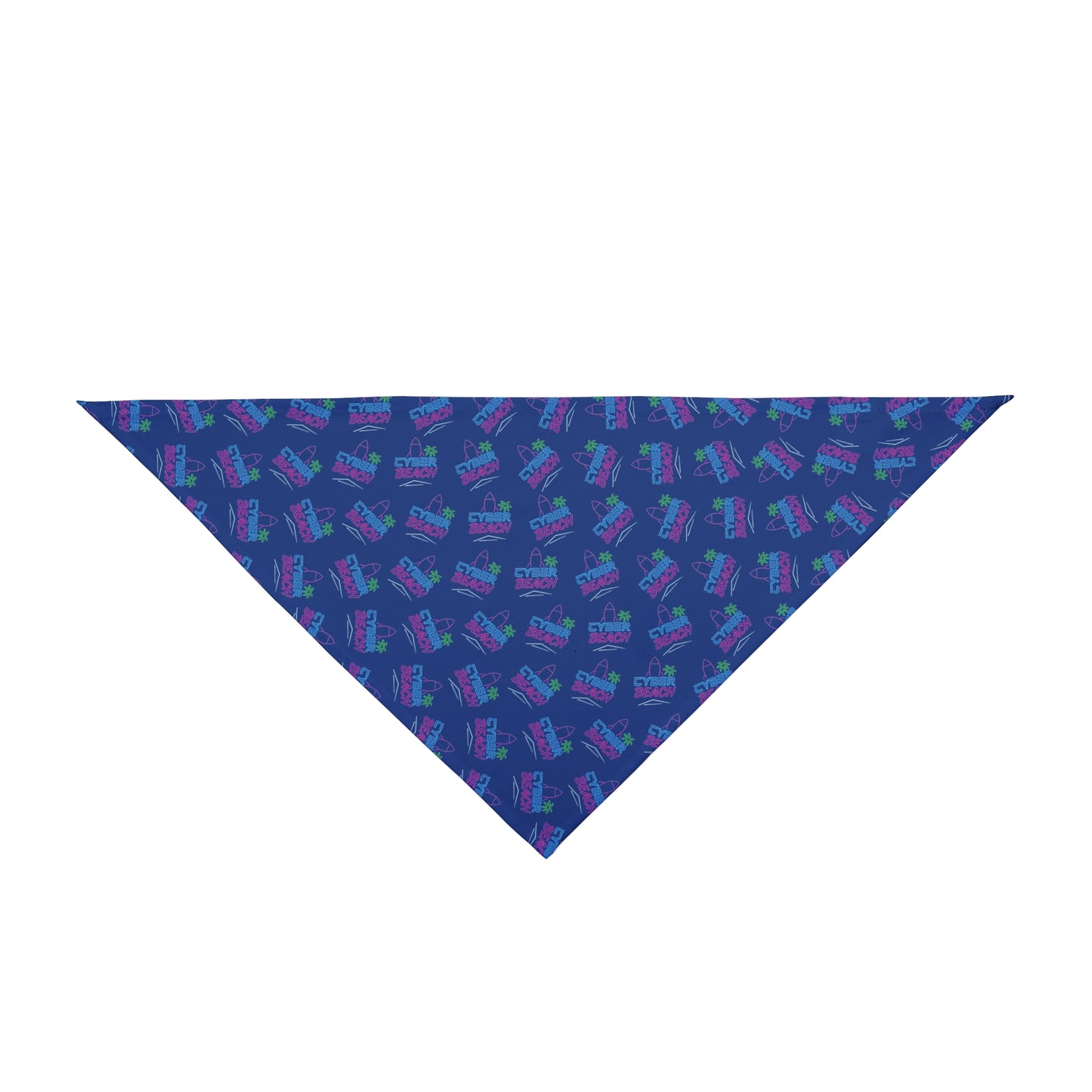 CB06BE - Cyber Beach Pet Bandana (Blue)