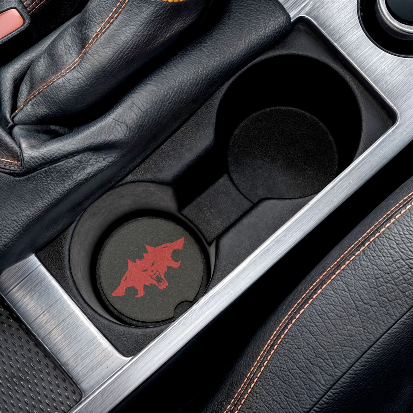 Cyberbeast Cerberus Logo Soapstone Cup Coaster