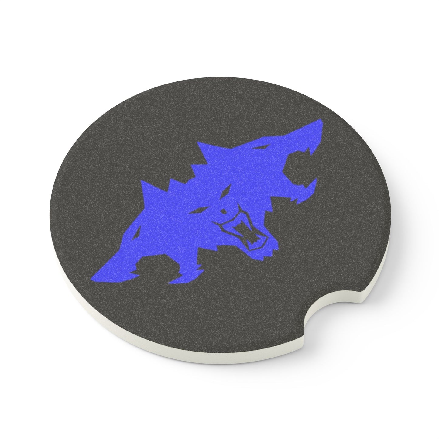 Cyberbeast Cerberus Blue Logo Soapstone Cup Coaster