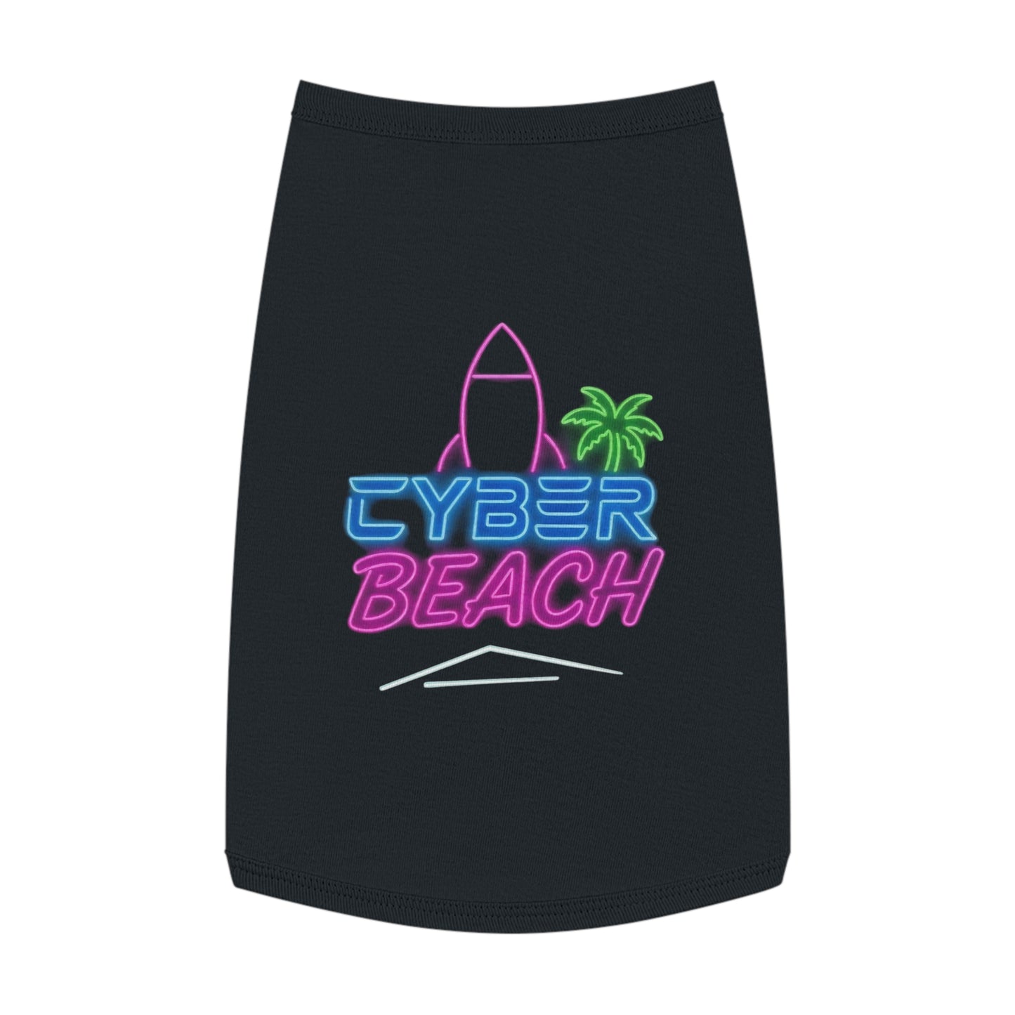 CB05BK - Cyber Beach Pet Tank Top (Black)