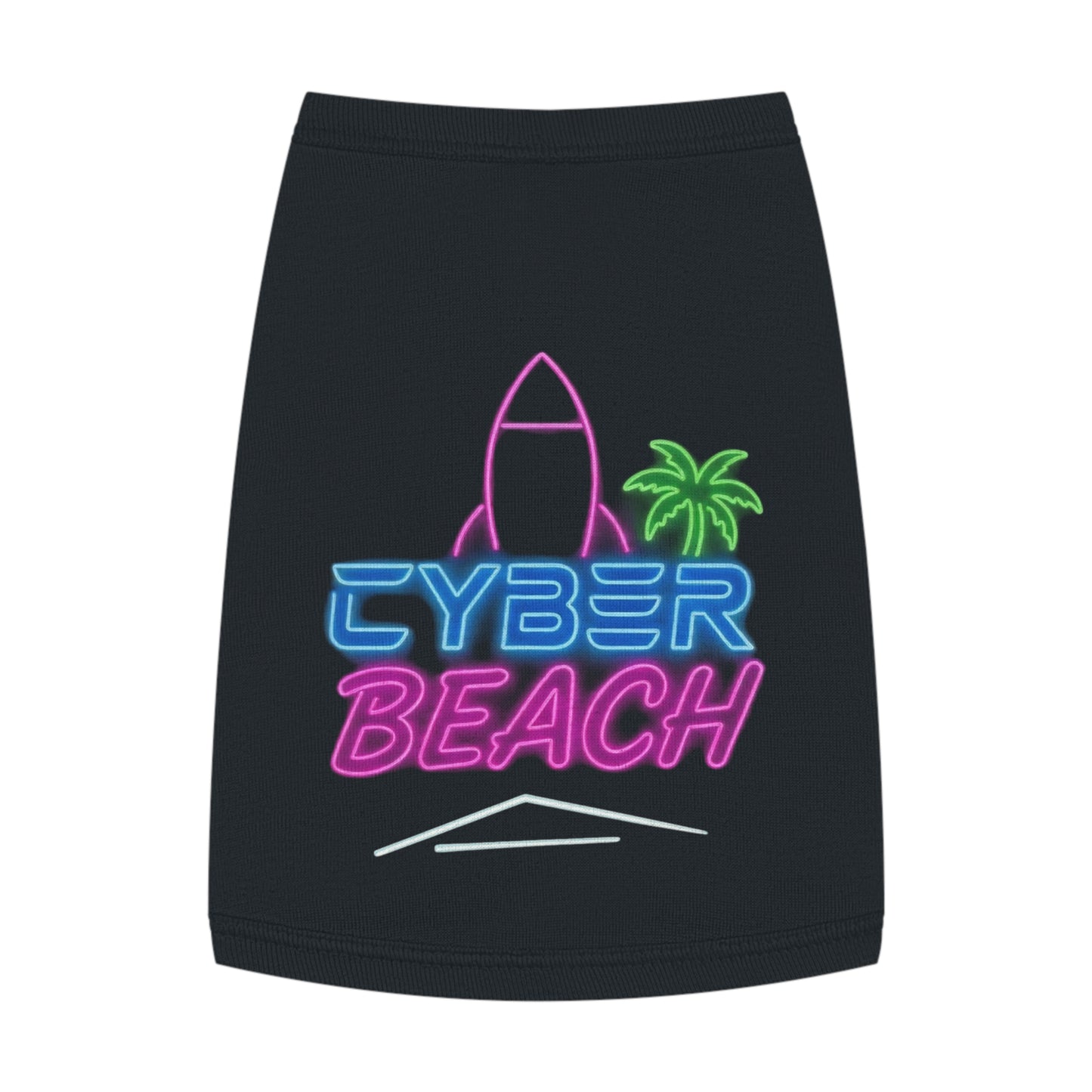 CB05BK - Cyber Beach Pet Tank Top (Black)