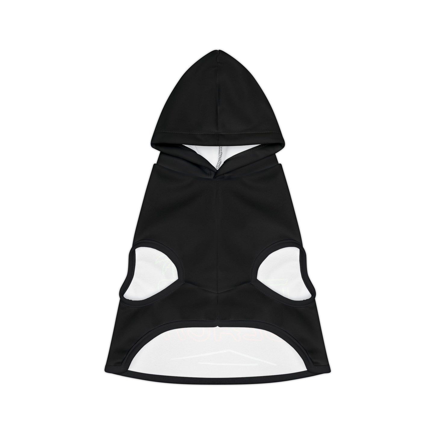 CB04BKOG - Cyber Beach Pet Hoodie (Black w/ Orange/Green Logo)