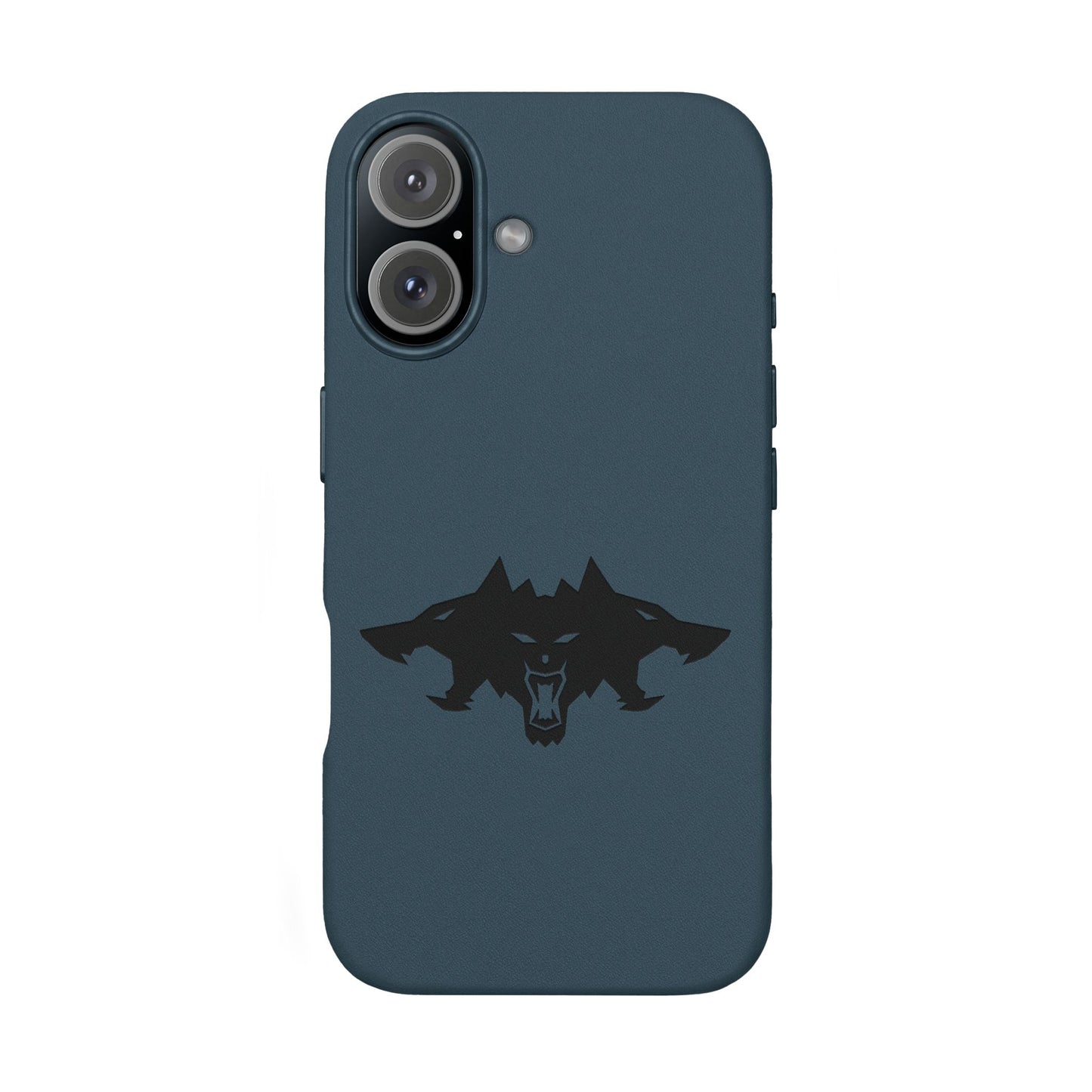 CTTRI09 - Cerberus Engraved PU Leather iPhone Case