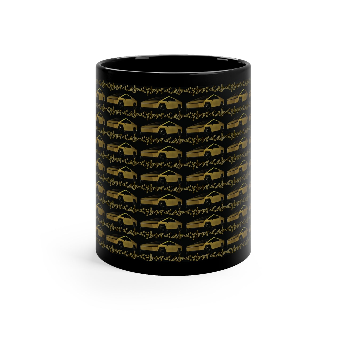 FSDMUG01 — CT CyberCab Pattern Coffee Cup (11oz)