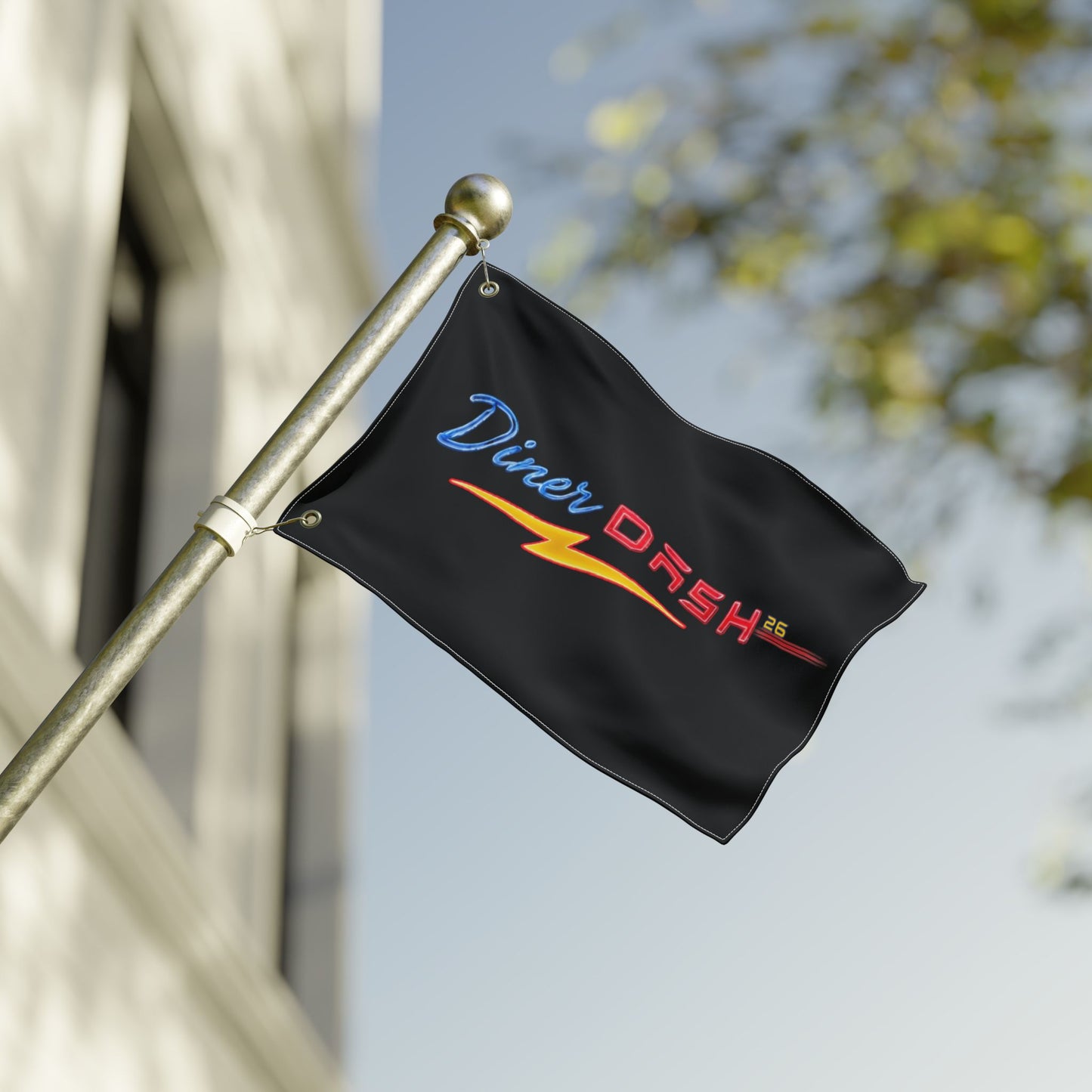 DD2609 - Diner Dash Double-Sided Flag