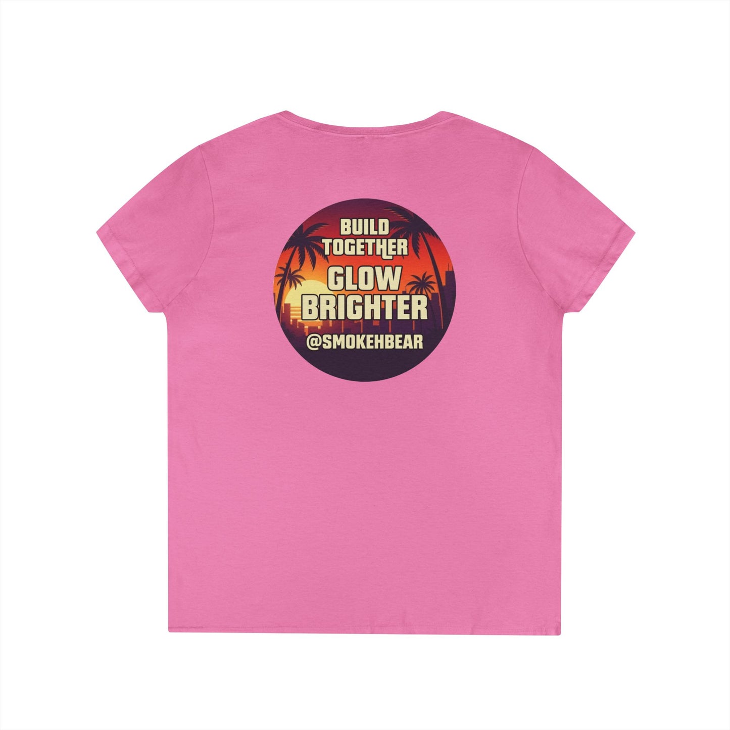 SDB01V2 - Smokeh Bear (Women's V-Neck)