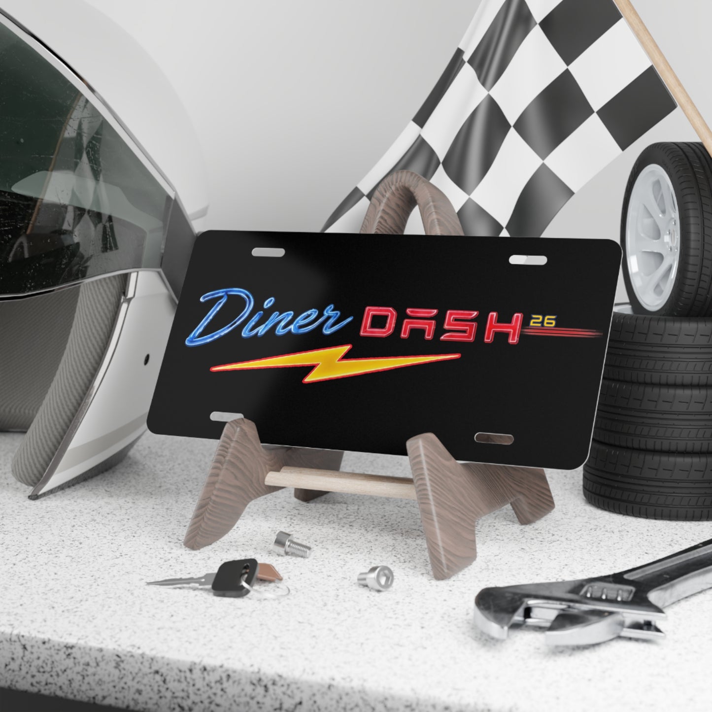 DD2610 - Diner Dash Vanity Plate