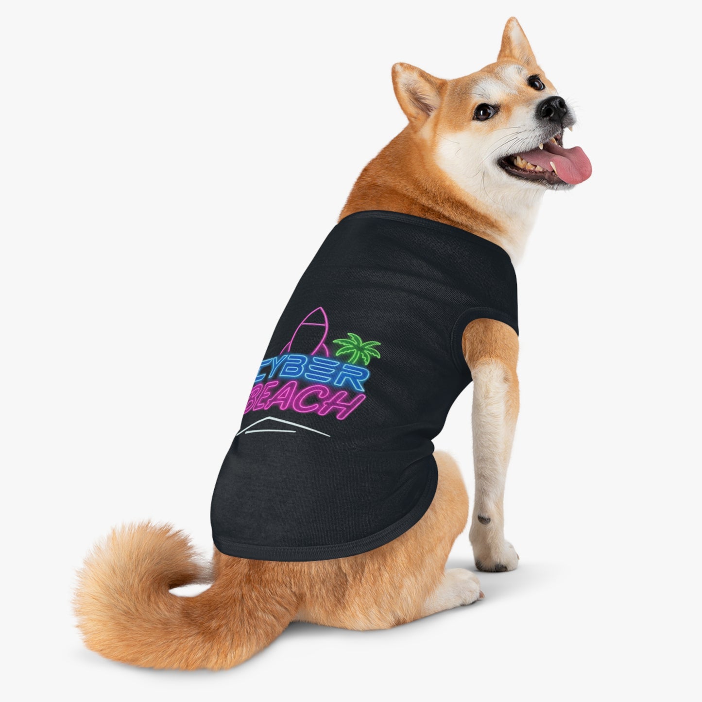 CB05BK - Cyber Beach Pet Tank Top (Black)
