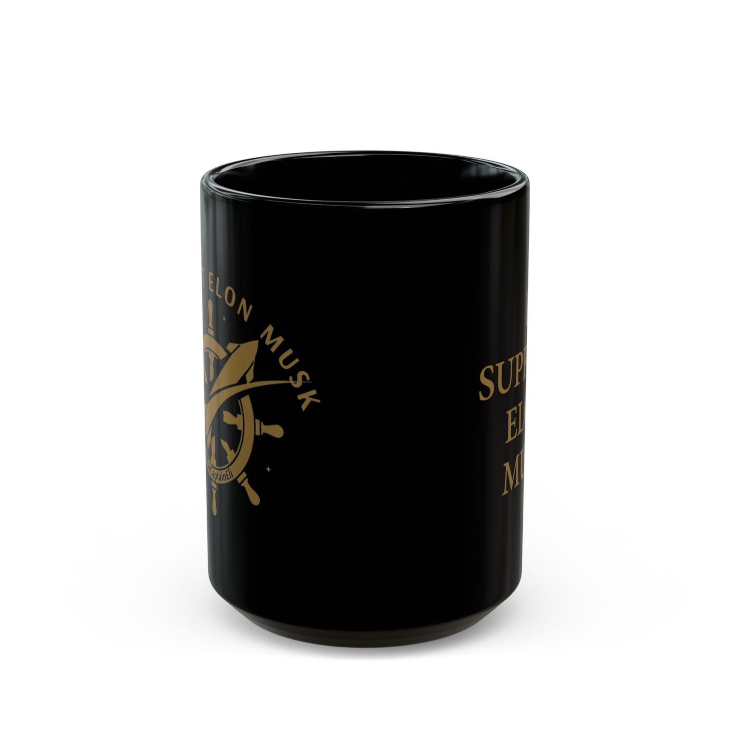 TCE16 - TheCaptainEli Black Ceramic Mug (15oz)