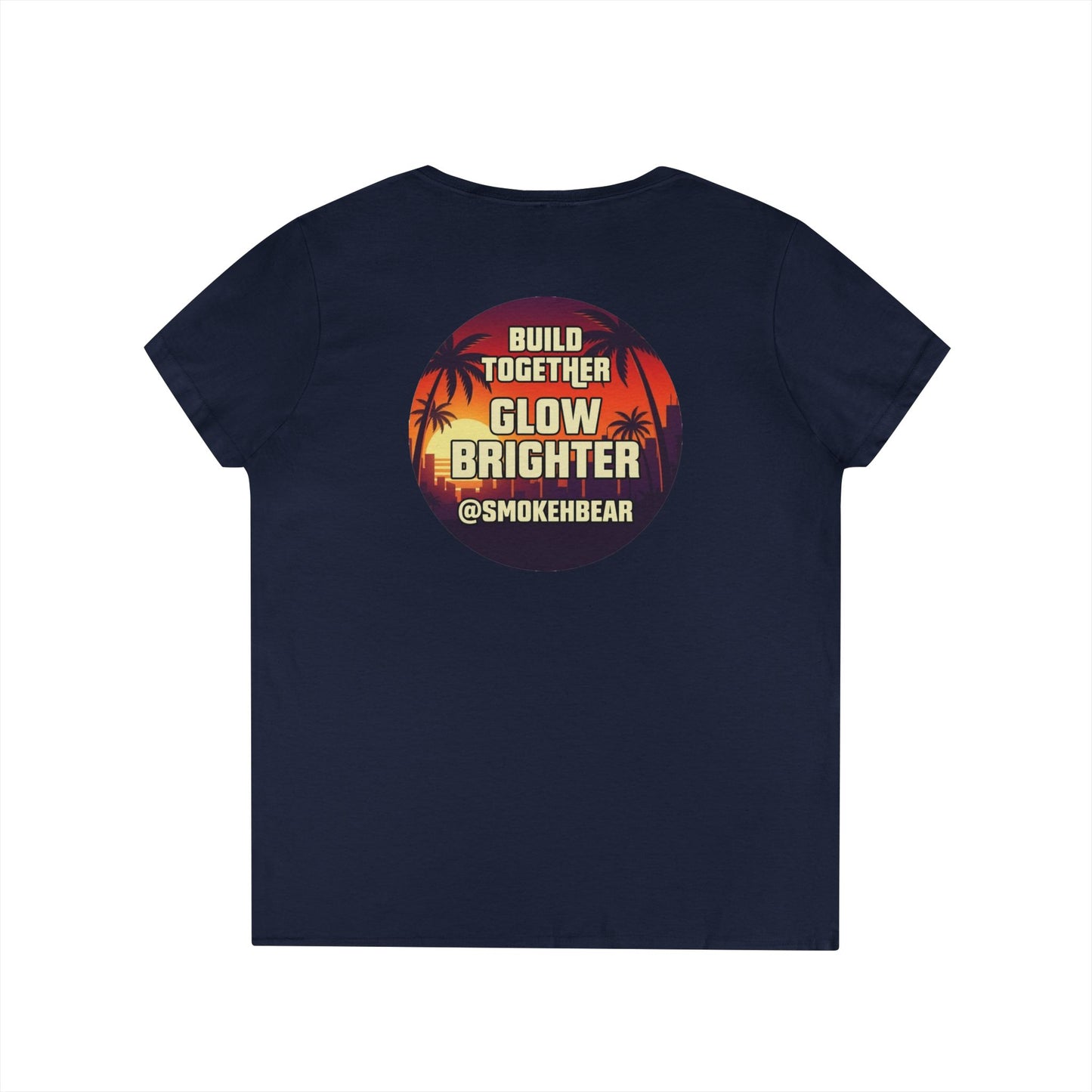 SDB01V2 - Smokeh Bear (Women's V-Neck)