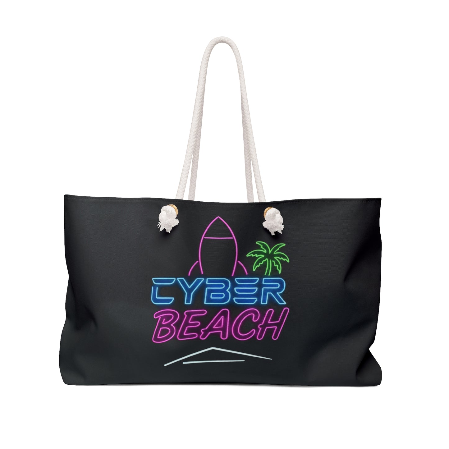 CB03BK - Cyber Beach Weekender Bag (Black)