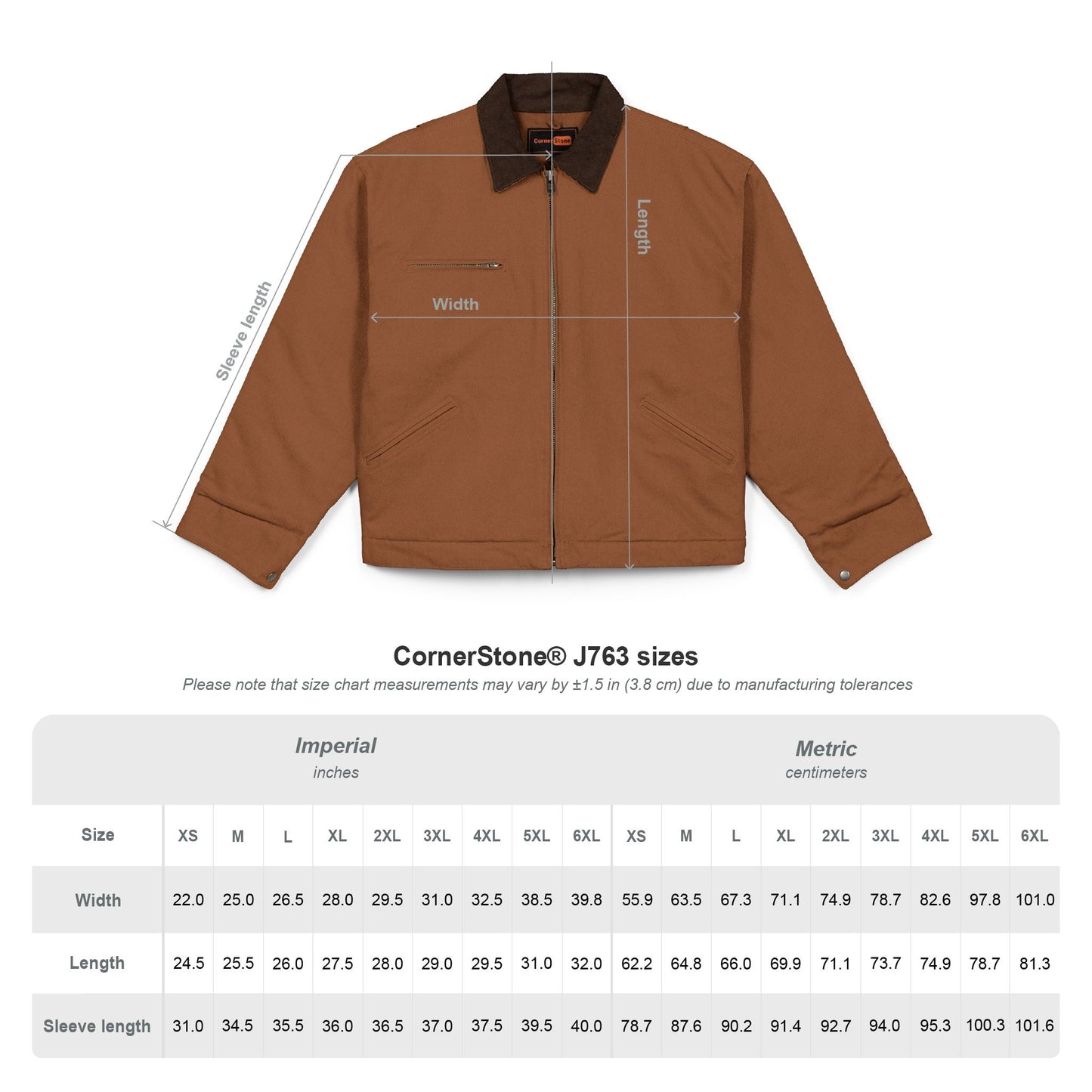 CTUSA04 - The Beast Embroidered Heavy Duty Work Jacket