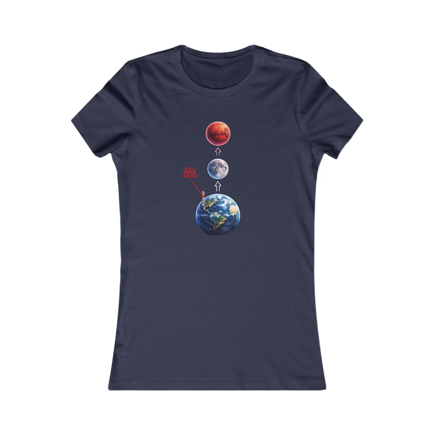 EMM01W - Earth, Moon, Mars: YOU ARE HERE! (Women's)
