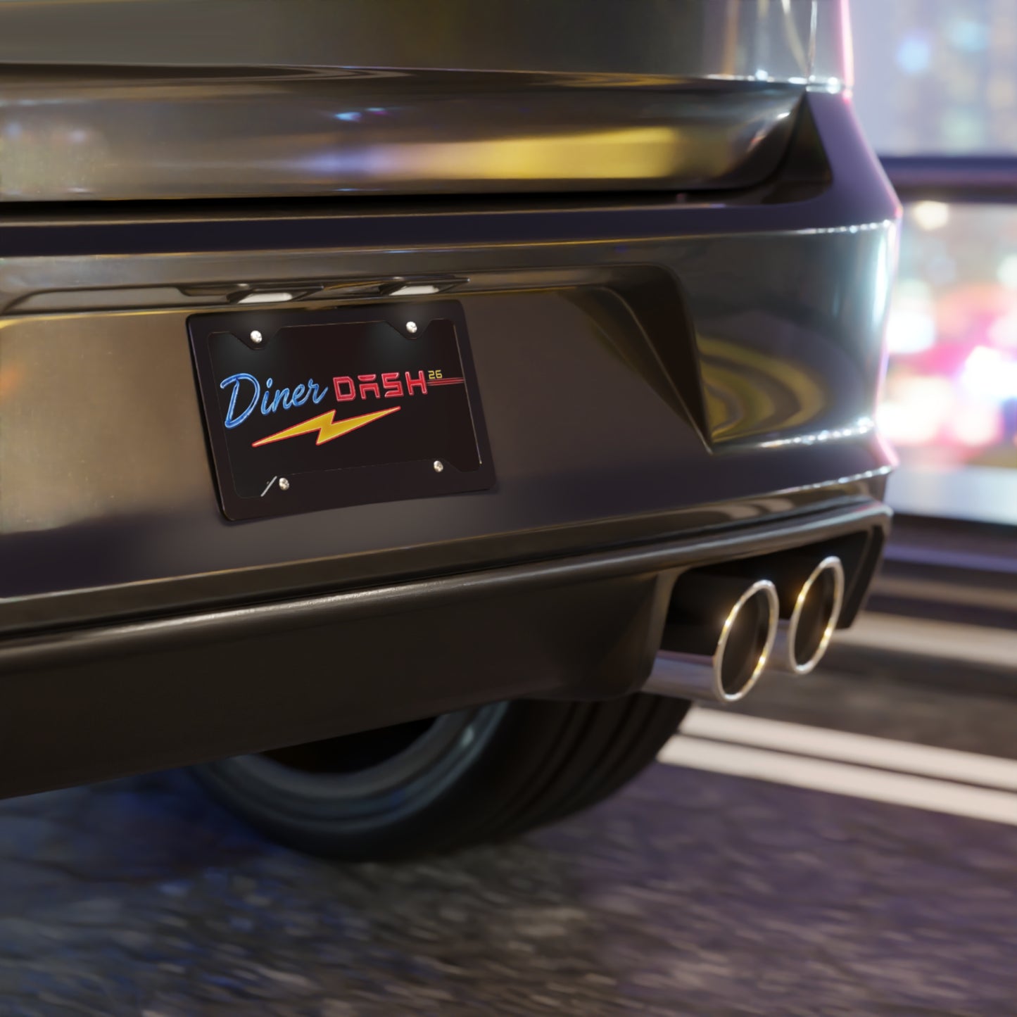 DD2610 - Diner Dash Vanity Plate