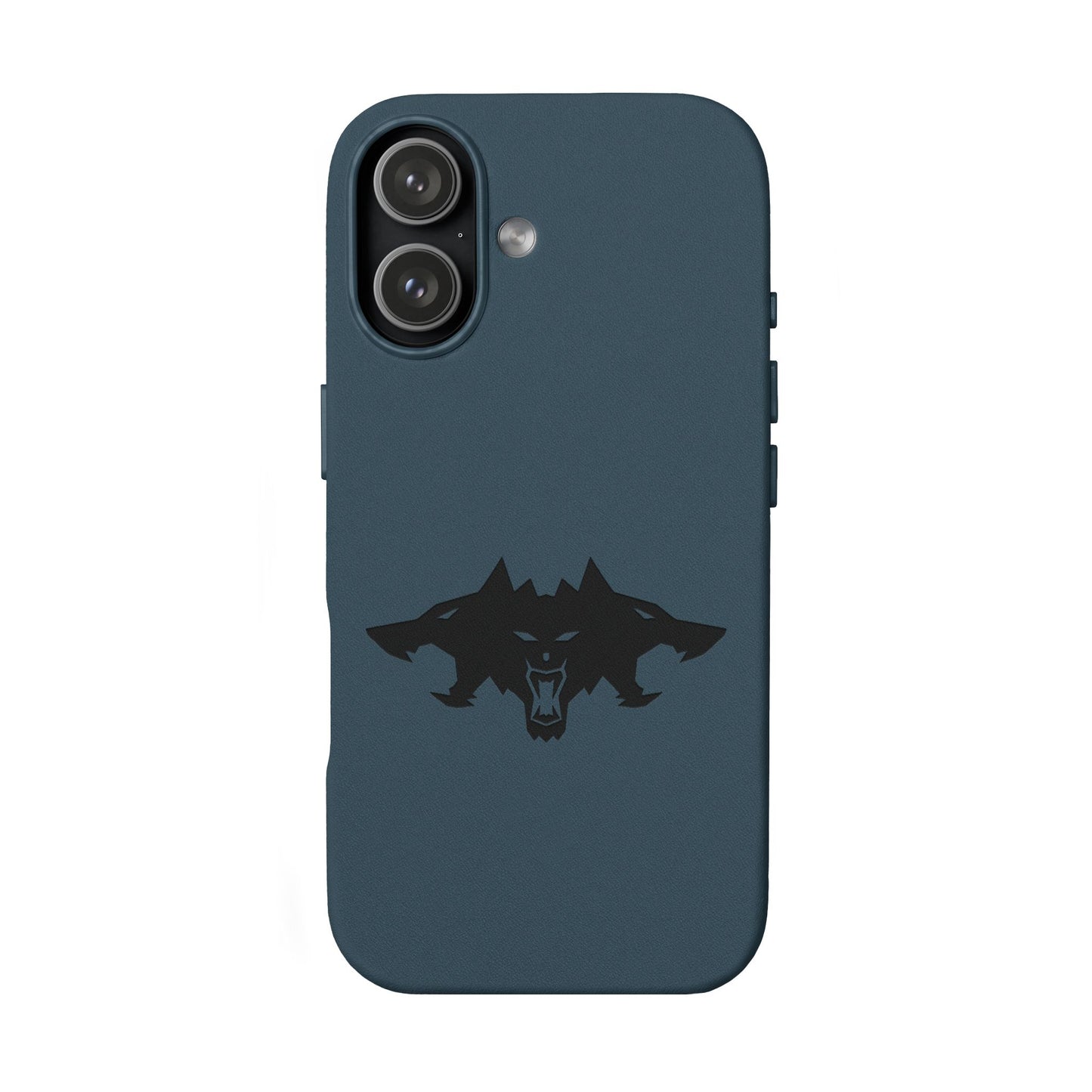 CTTRI09 - Cerberus Engraved PU Leather iPhone Case